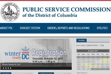 DC Public Service Commission Website Redesign